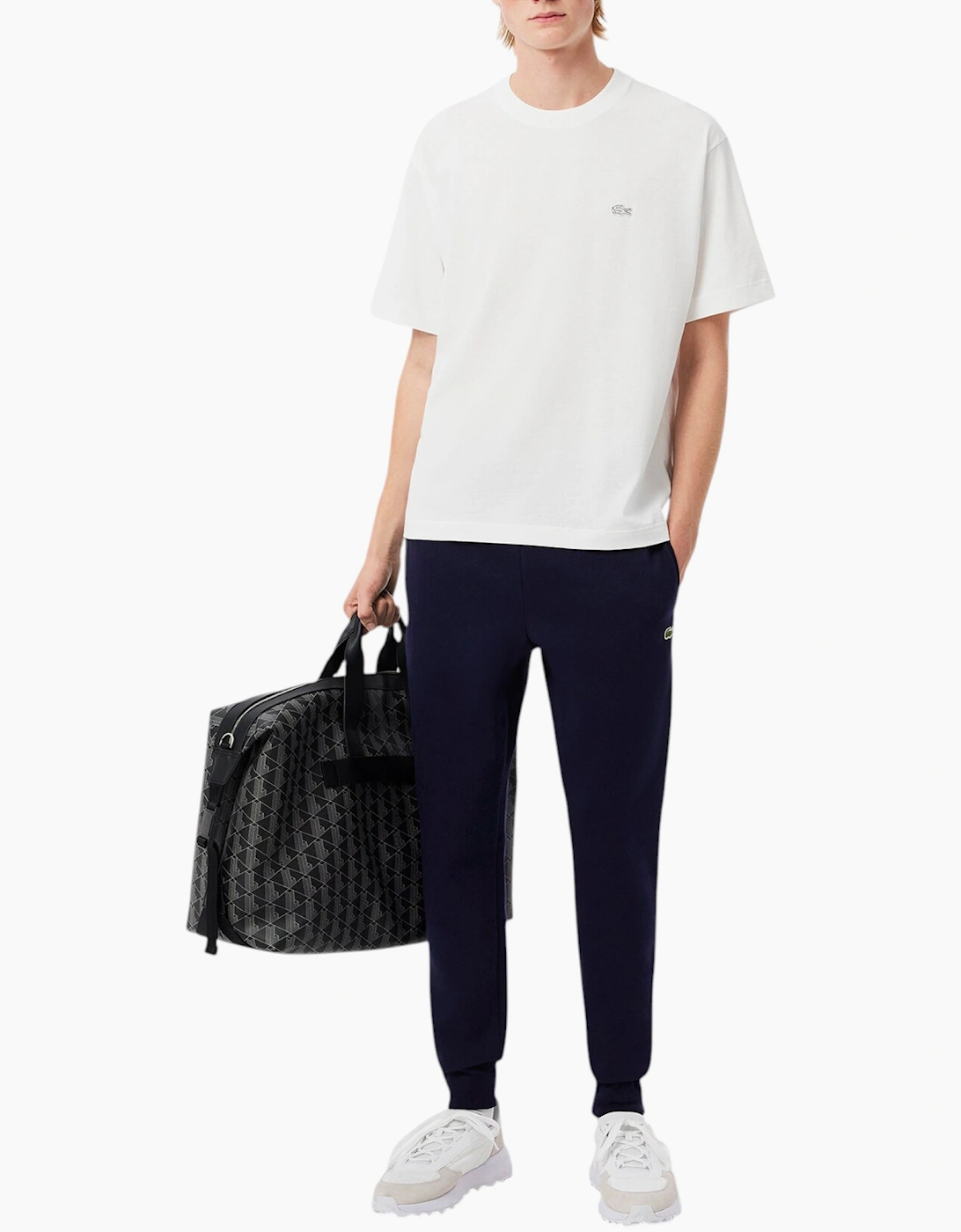 Lacoste Mens Sweatpants Slim Fit Joggers Cuffed