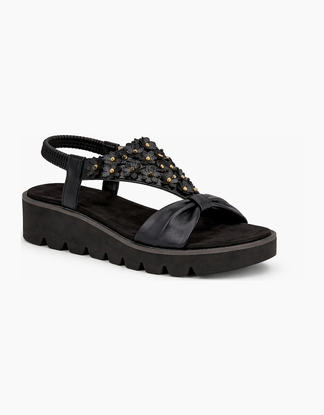 Cipriata SALVIA Womens Slingback Sandals Black