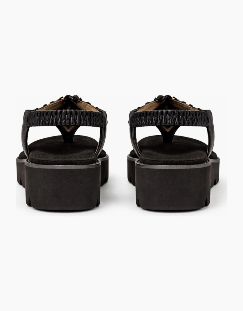 Cipriata SALVIA Womens Slingback Sandals Black
