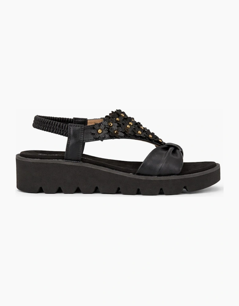 Cipriata SALVIA Womens Slingback Sandals Black