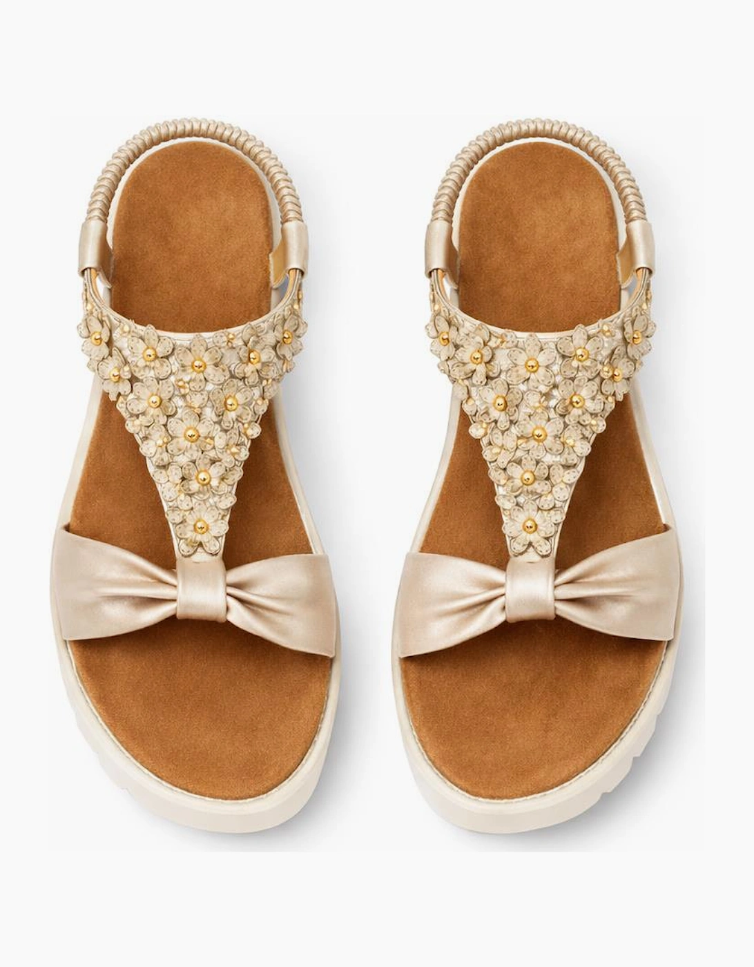 Cipriata SALVIA Womens Slingback Sandals Gold