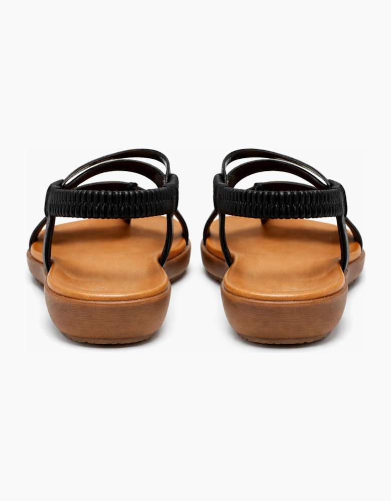 Cipriata SERPENT Womens Slingback Sandals Black