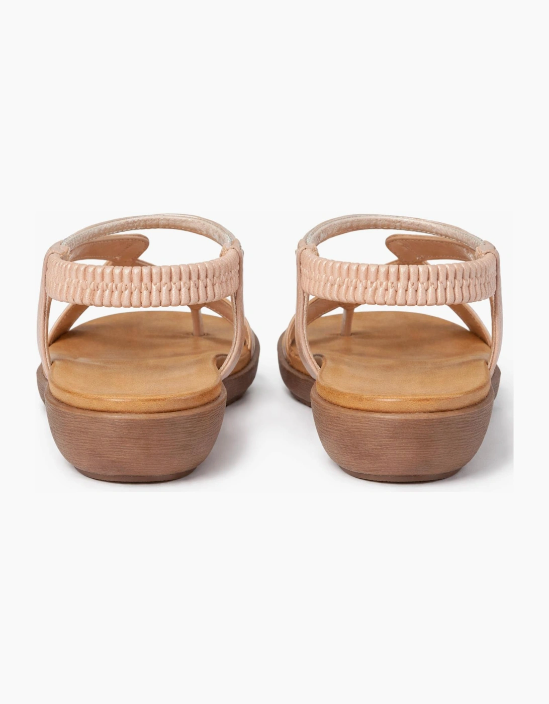 Cipriata SERPENT Womens Slingback Sandals Rose Gold