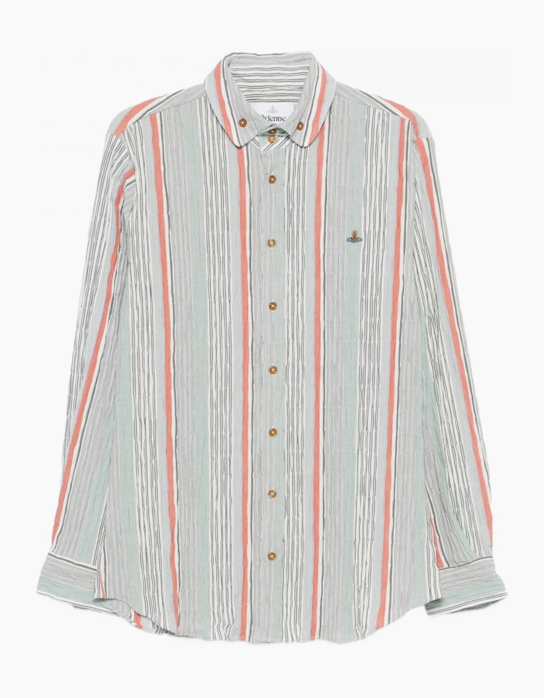 2 Button Stripe Krail Shirt Multicolour
