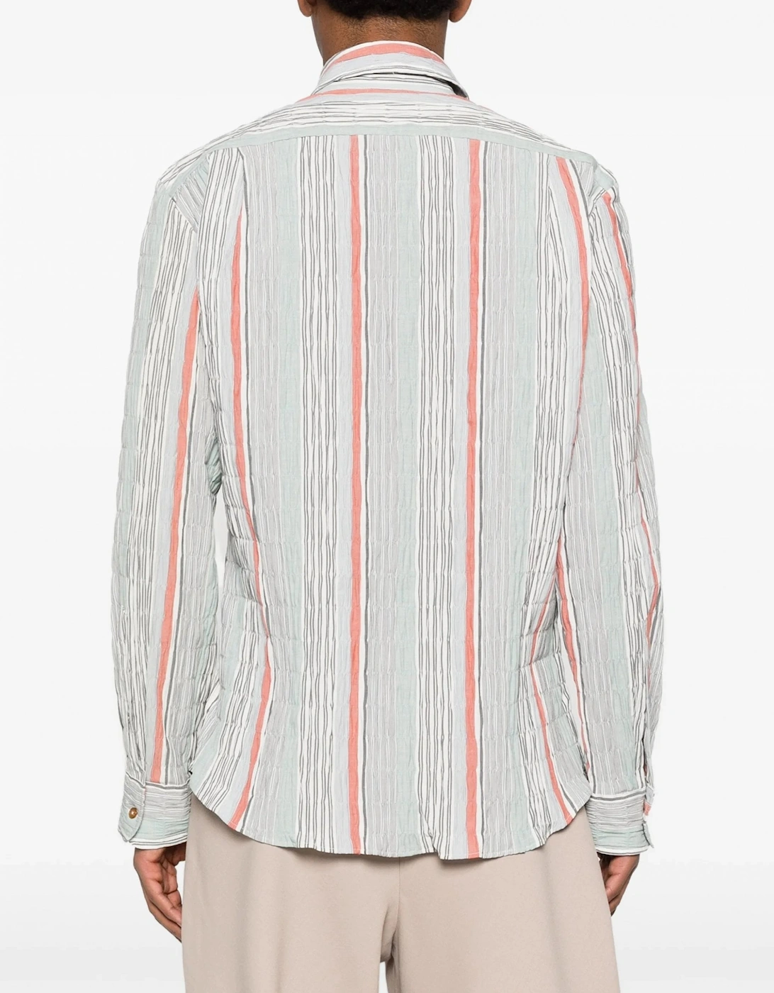 2 Button Stripe Krail Shirt Multicolour