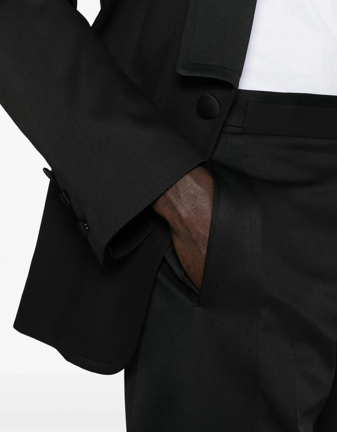Humphery Tuxedo Trousers Black