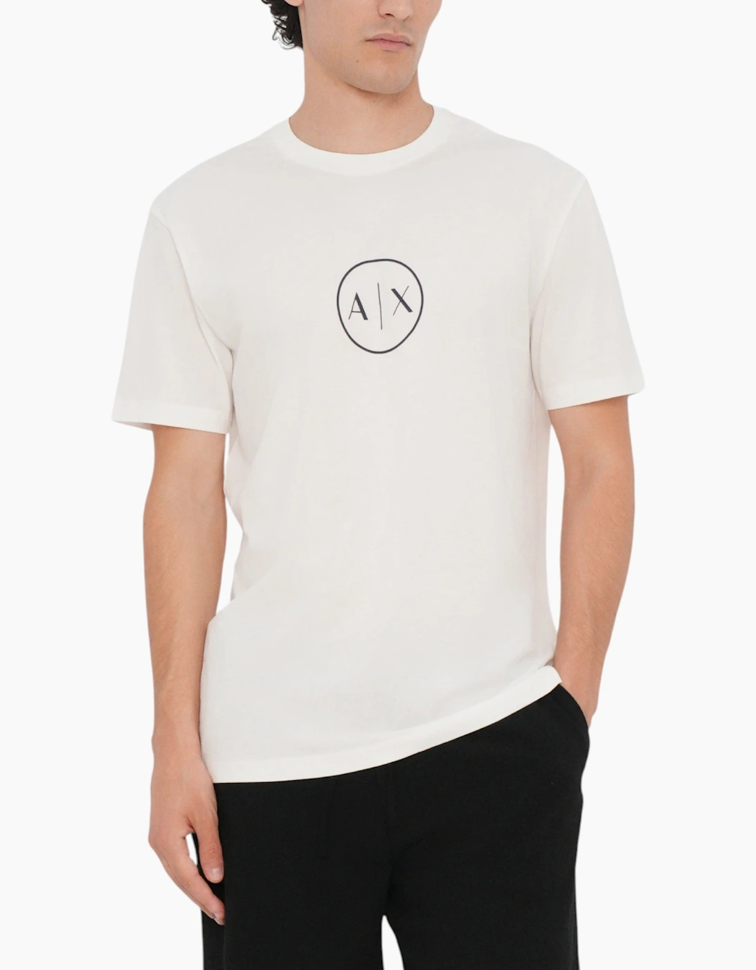 Armani Exchange Mens T Shirts Crew Neck Top