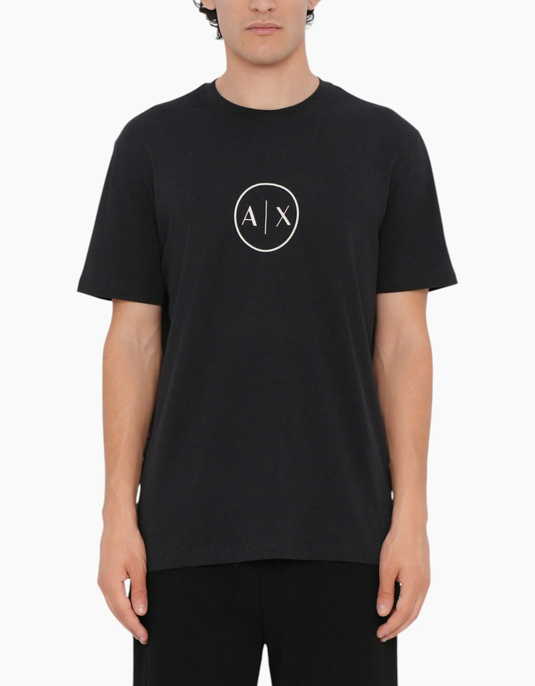 Armani Exchange Mens T Shirts Crew Neck Top