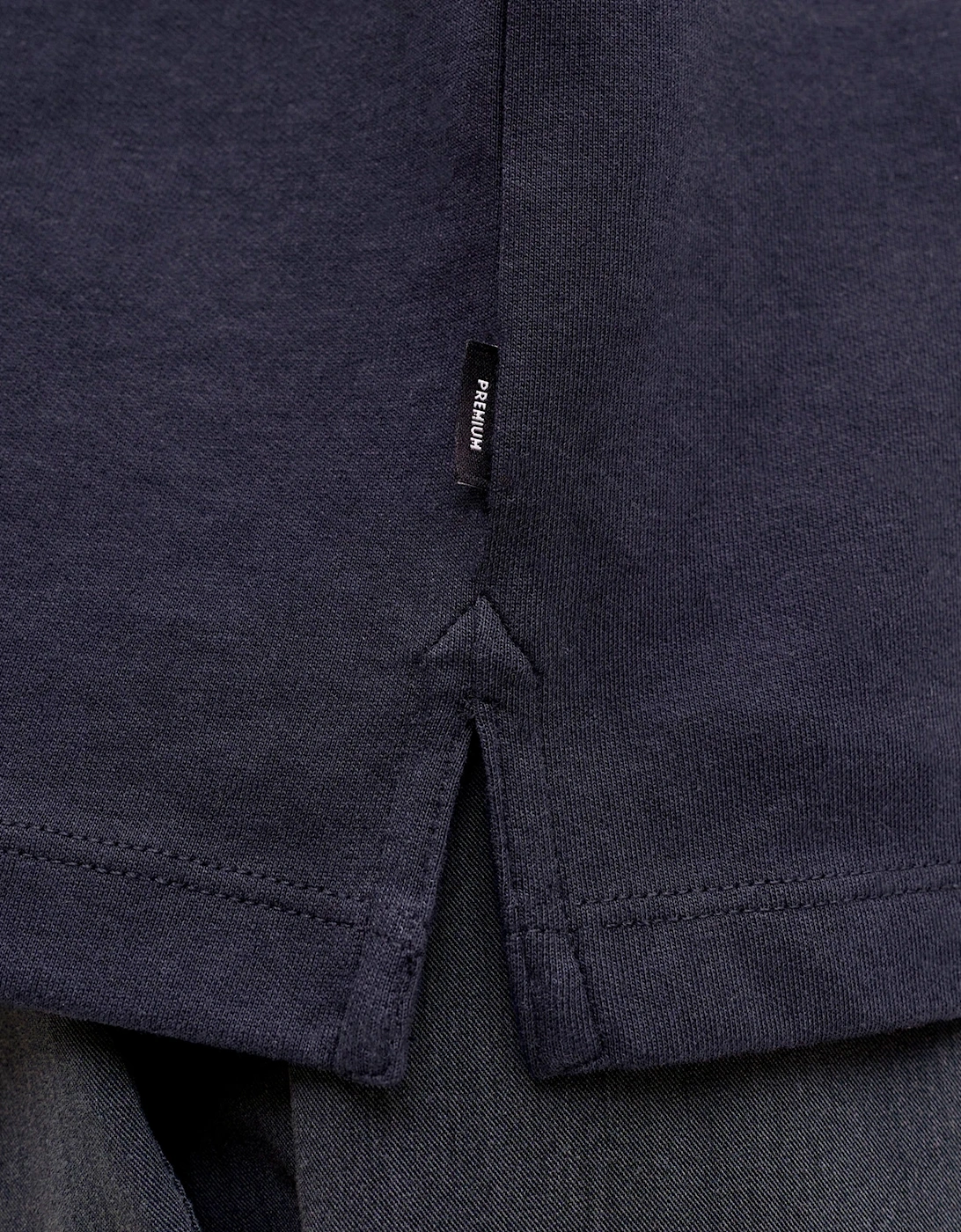 Jack & Jones JPRBLAETHAN Short Sleeve Zip polo Night Sky