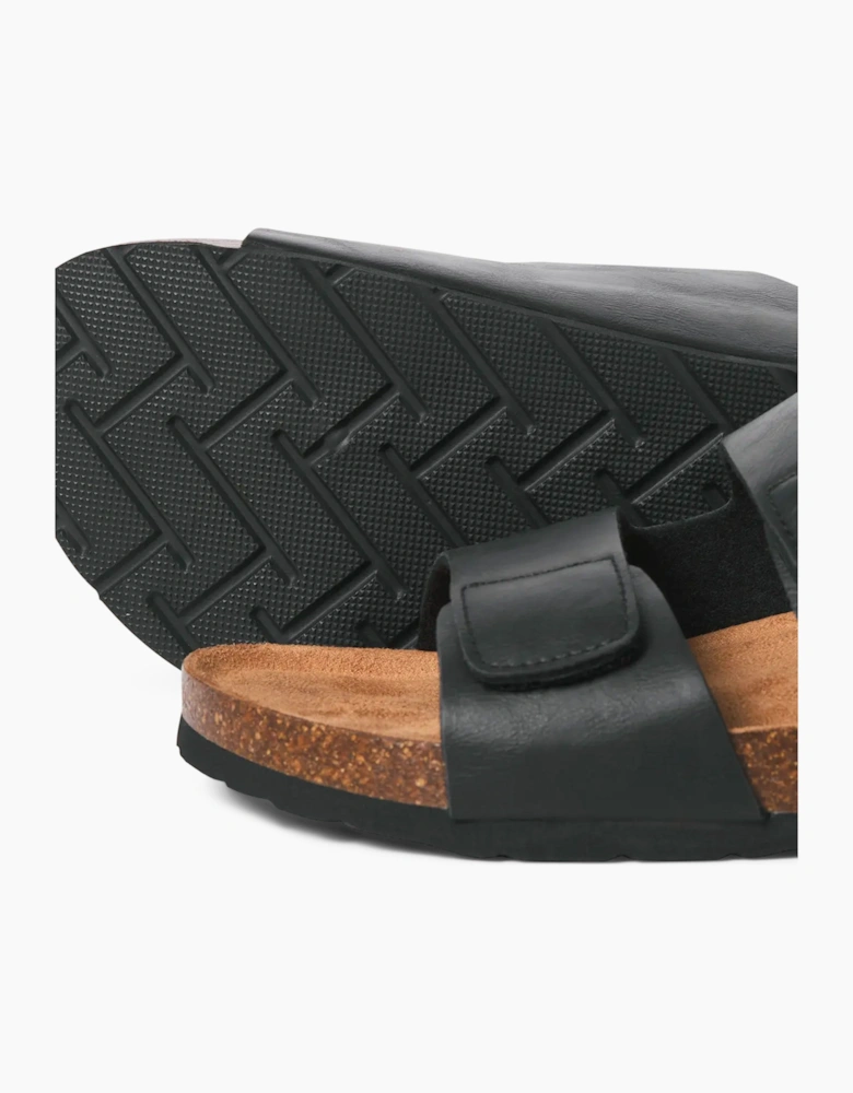 Jack & Jones JFWBrunswick strap sandal BLACK
