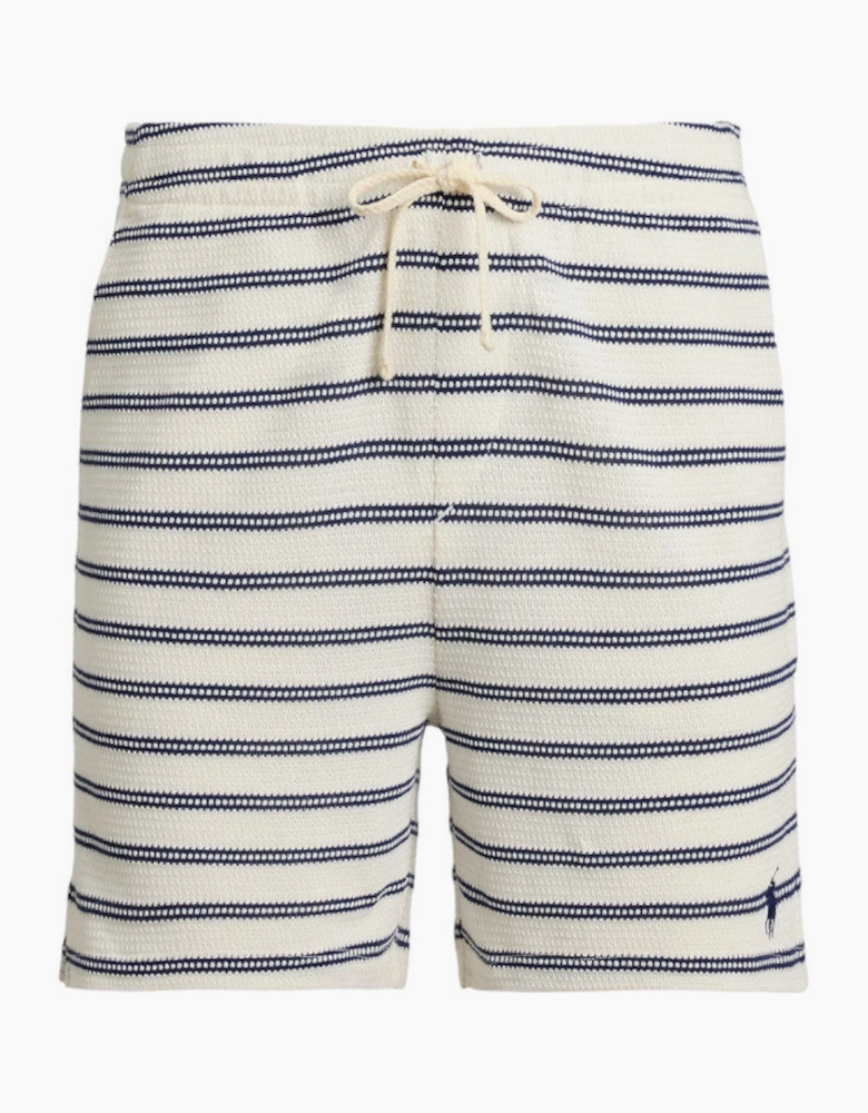Polo Ralph Lauren Knitted Stripe Shorts 001 Pale Cream