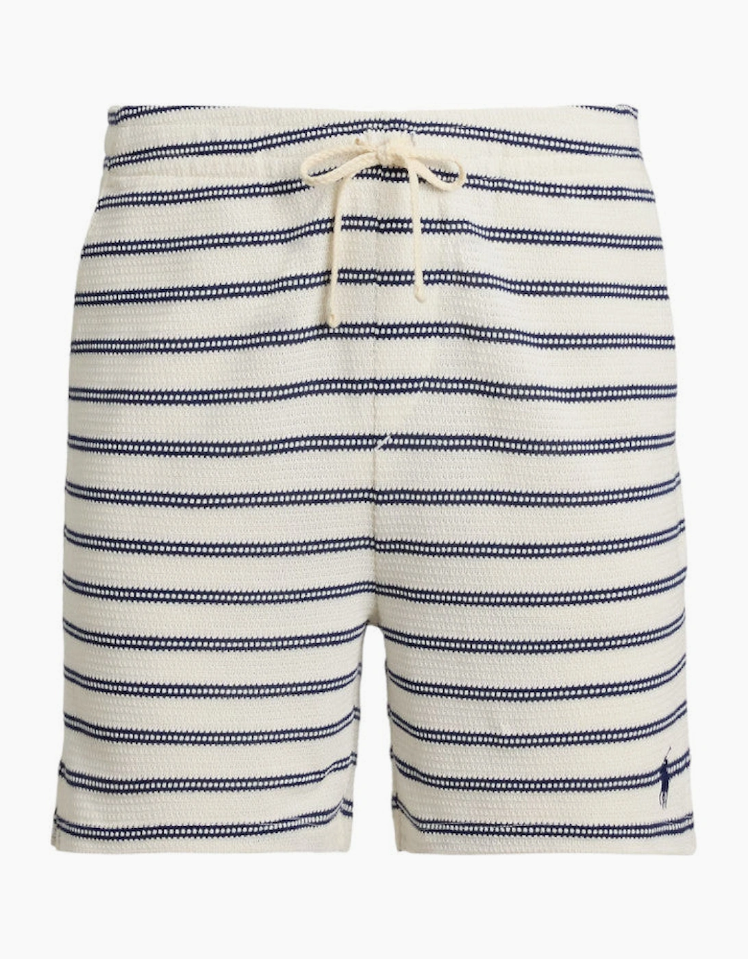 Polo Ralph Lauren Knitted Stripe Shorts 001 Pale Cream, 5 of 4
