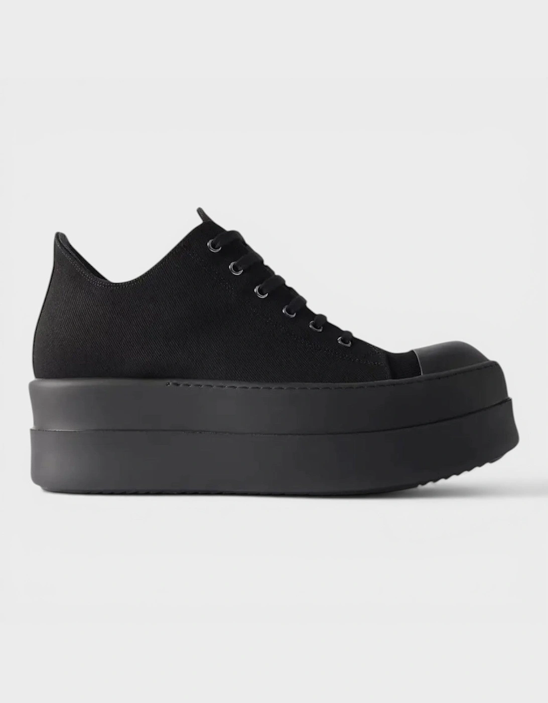 Rick Owens Double Bumper Low Sneakers Black, 4 of 3