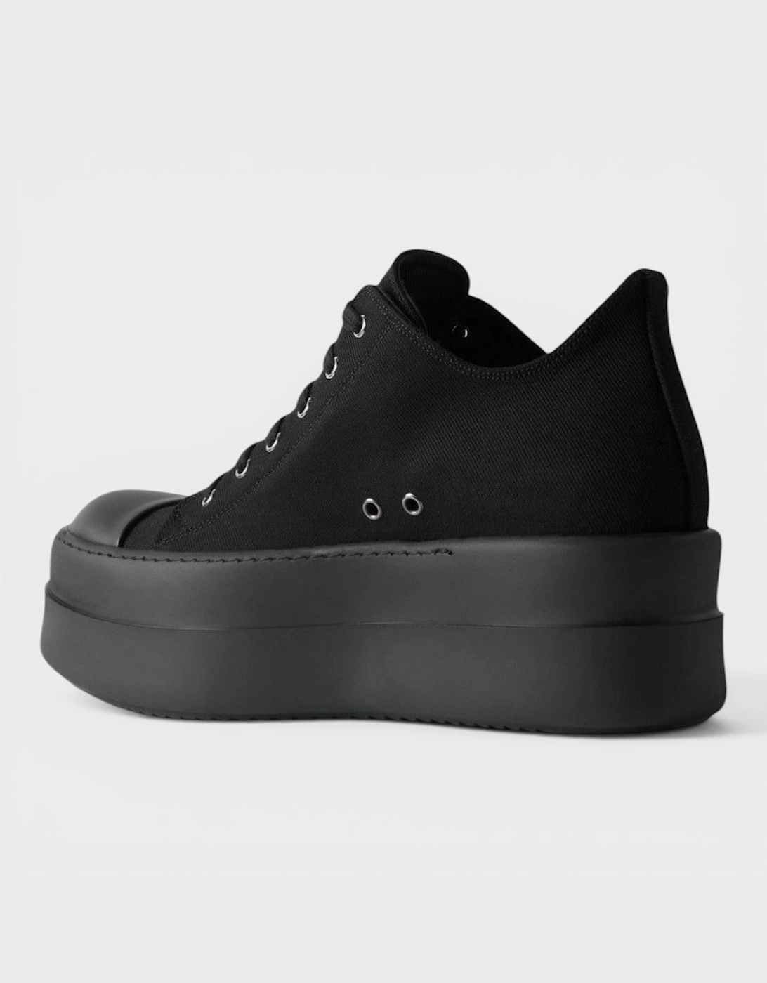 Rick Owens Double Bumper Low Sneakers Black