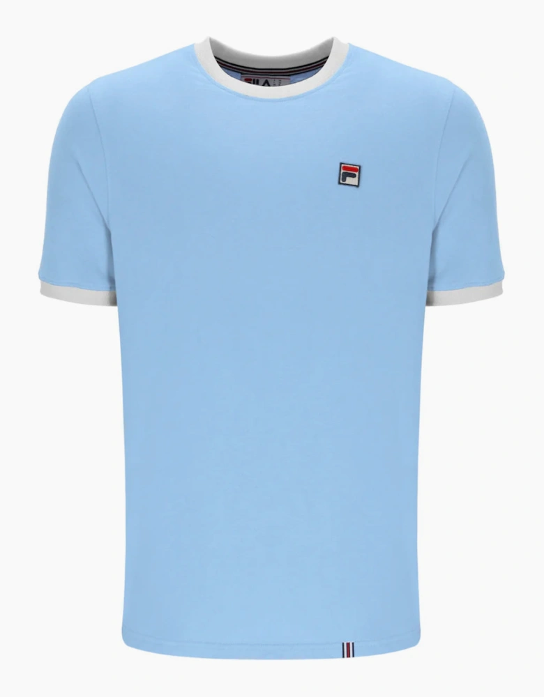 FILA Vintage Marconi Ringer T-Shirt - Frozen Fjord / White