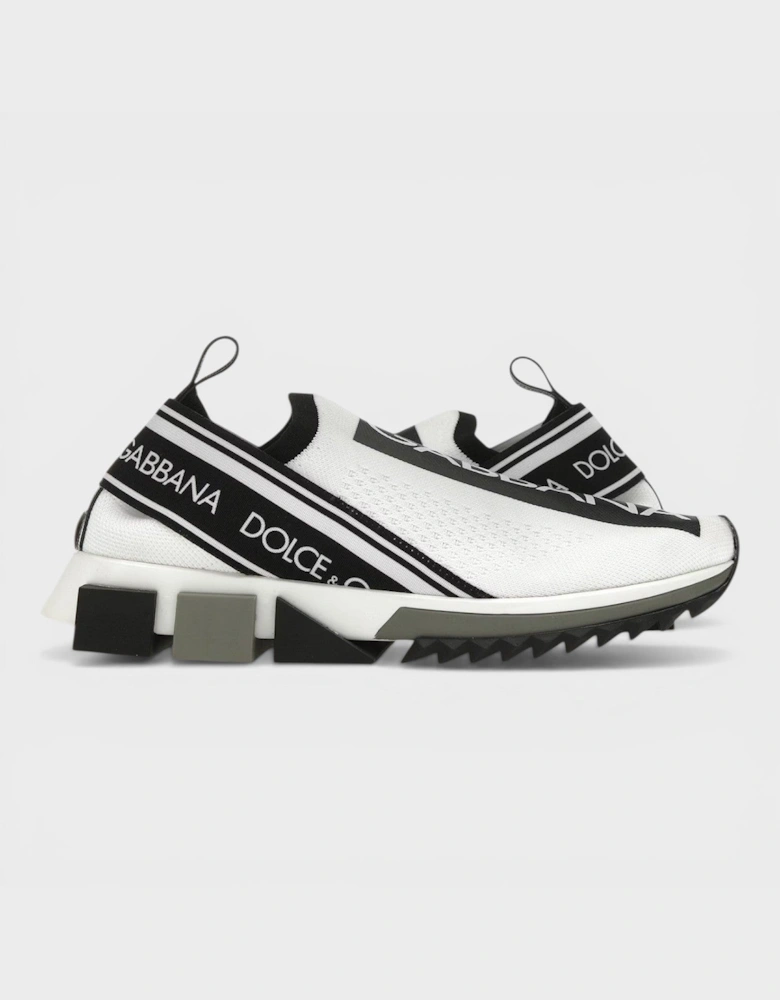 Dolce & Gabbana Sorrento Knit Trainers White