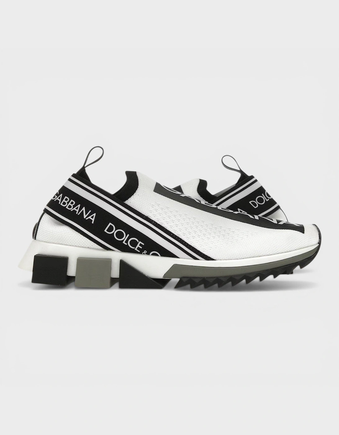Dolce & Gabbana Sorrento Knit Trainers White