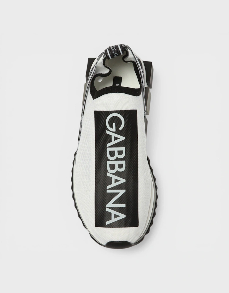 Dolce & Gabbana Sorrento Knit Trainers White