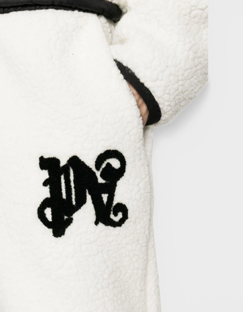 Monogram Ski Pants White Black