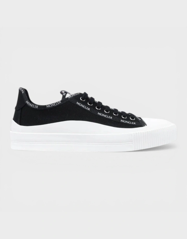 Glissiere Low Top Canvas Black White