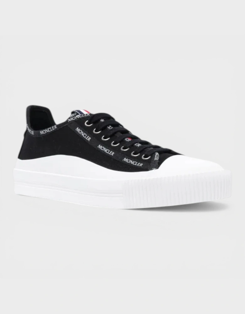 Glissiere Low Top Canvas Black White