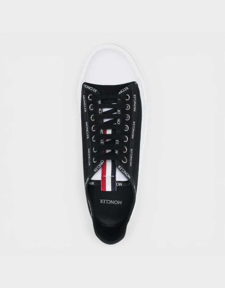 Glissiere Low Top Canvas Black White