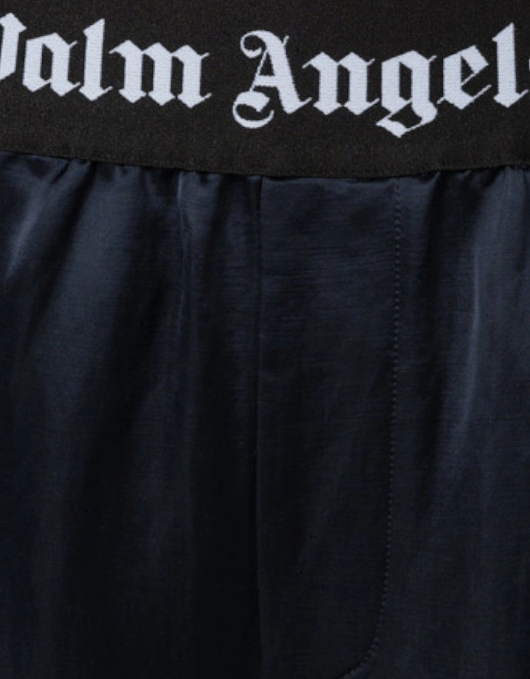 Satin Pyjama Bottoms Navy Blue