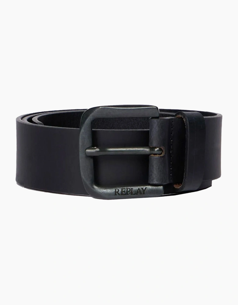 Replay Leather Belt BLACK