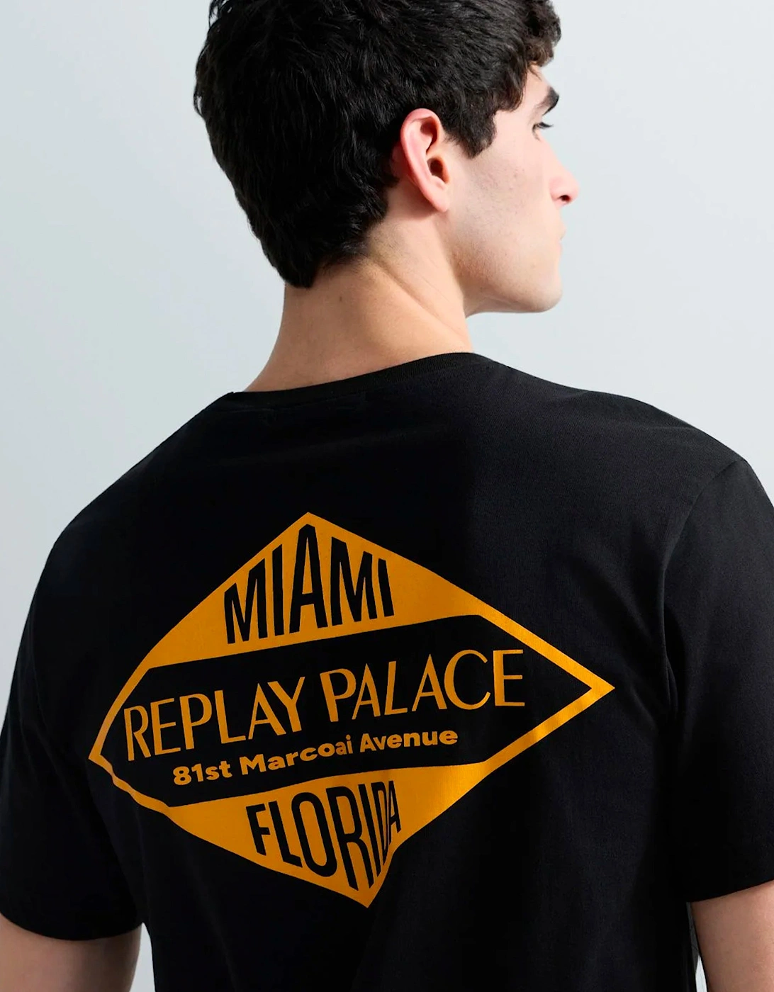 Replay Miami T-Shirt Black