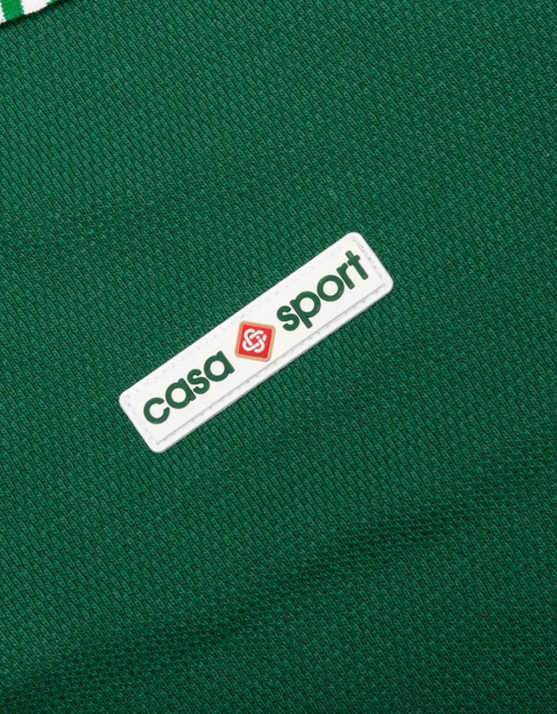 Textured Pique Polo Evergreen