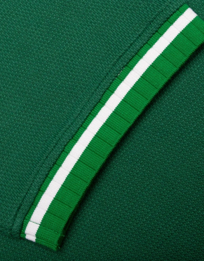 Textured Pique Polo Evergreen