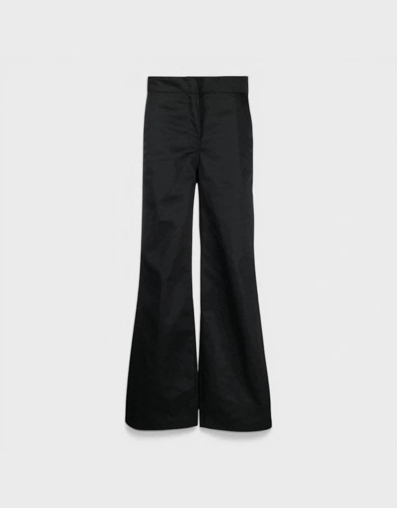 Reverse Wasitband Chino Black