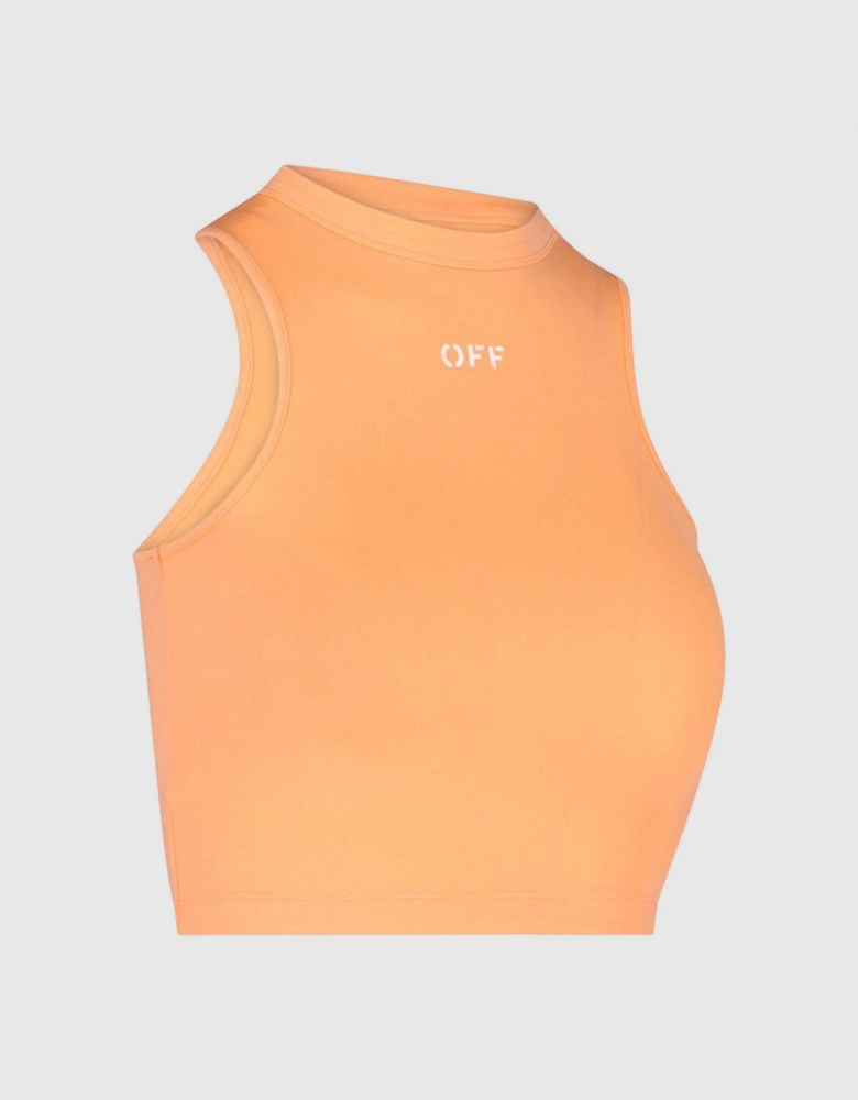 Sleek Rowing Top Peach Orange