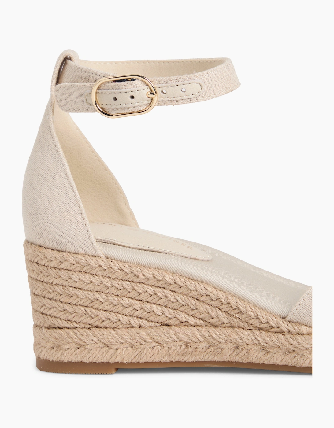 Tommy Hilfiger MID WEDGE Womens Wedge Sandals Classic Beige