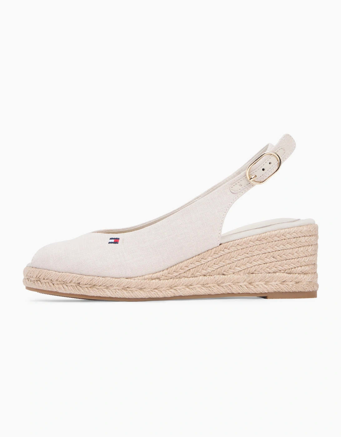 Tommy Hilfiger MID WEDGE Womens Wedge Sandals Classic Beige