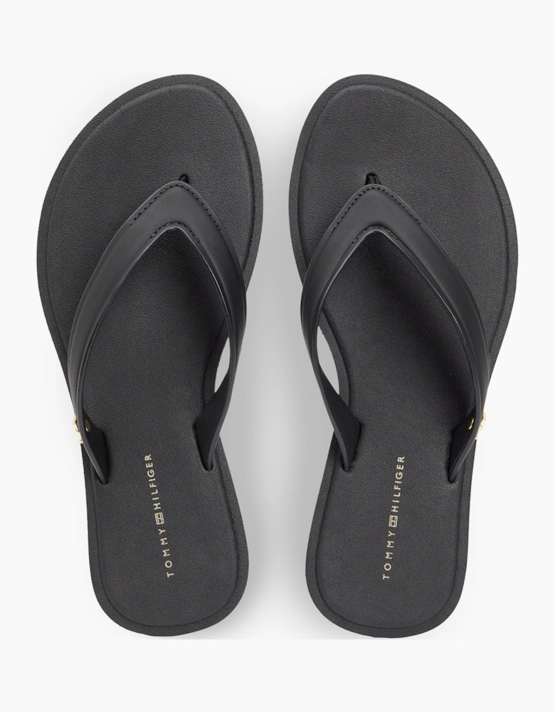 Tommy Hilfiger SCANDI PREMIUM Womens Toe ring Sandals Black