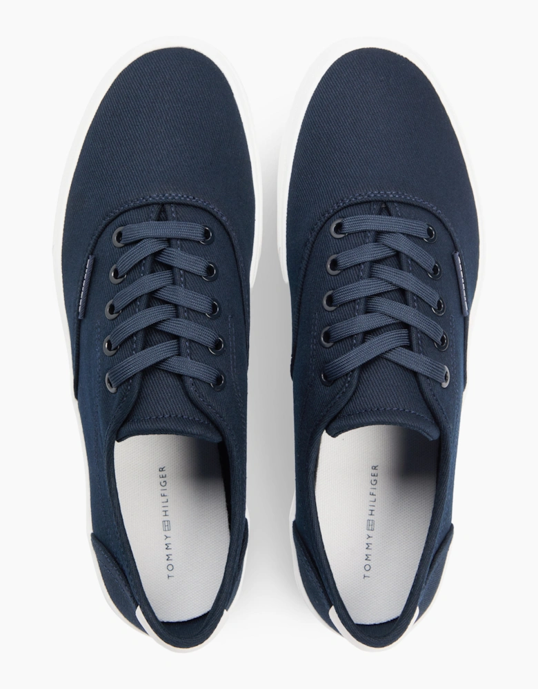 Tommy Hilfiger VULC CUP Mens Casual Trainers Desert Sky