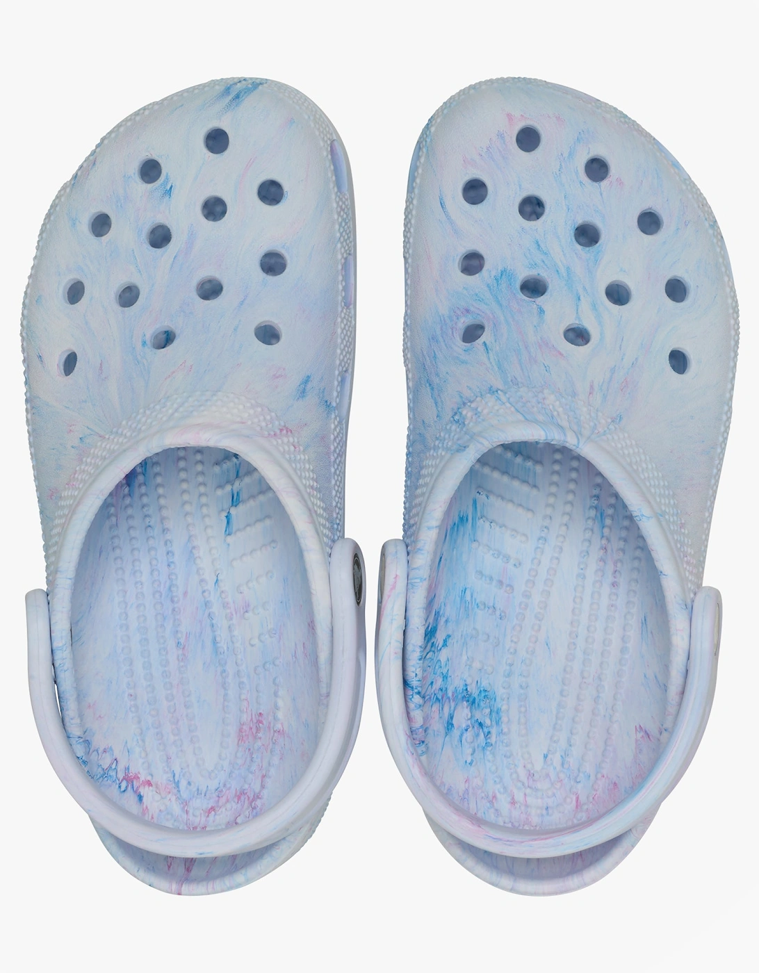 Crocs 211583 WATERCOLOR MARBLED Womens Clogs Oxygen Swirl