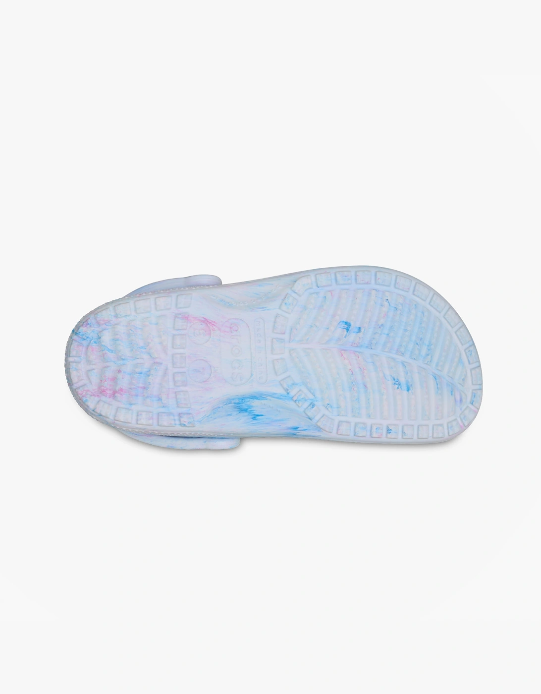 Crocs 211583 WATERCOLOR MARBLED Womens Clogs Oxygen Swirl