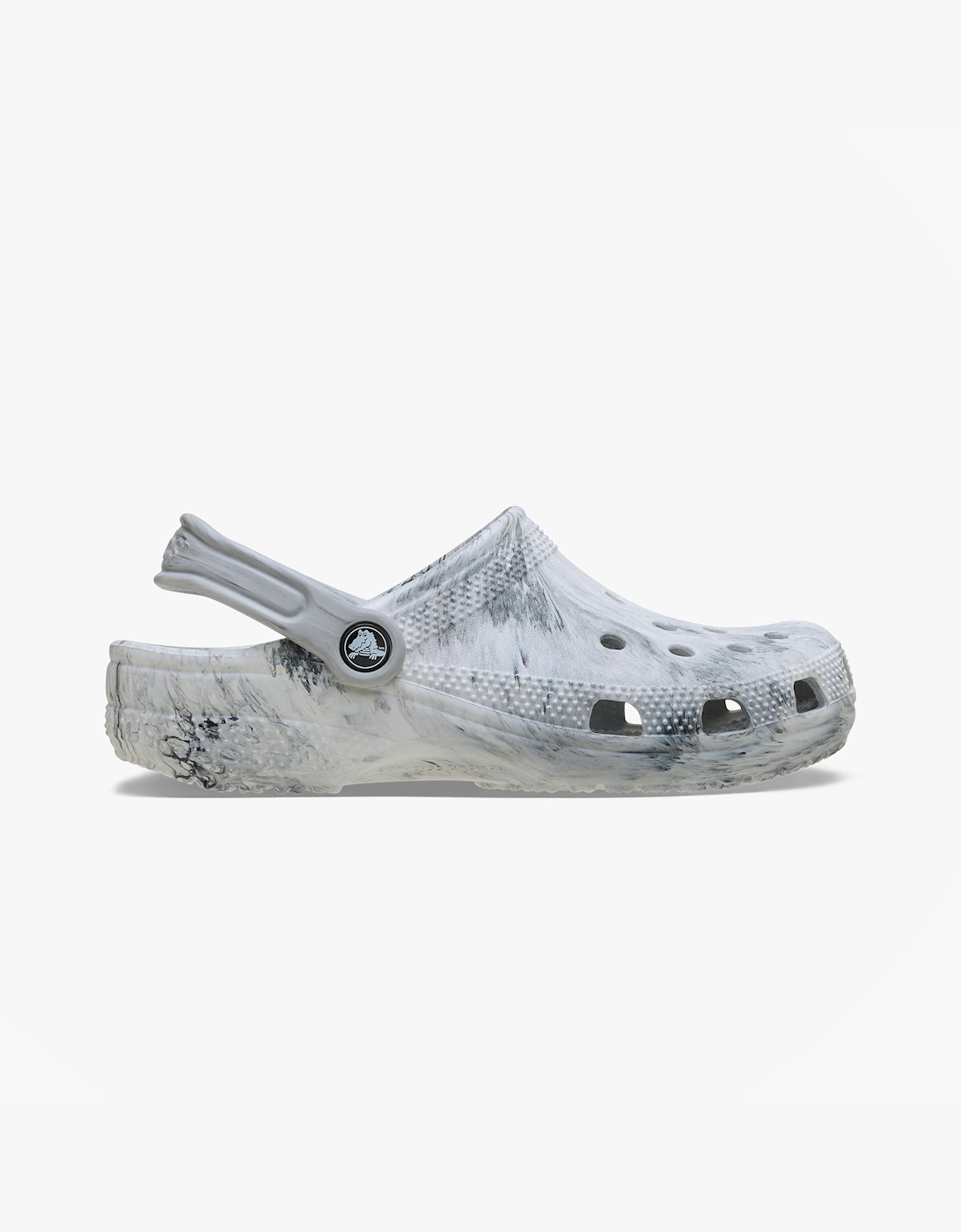 Crocs Women's Grey 211583 Watercolor Marbled Clogs Swirl - Size: 6