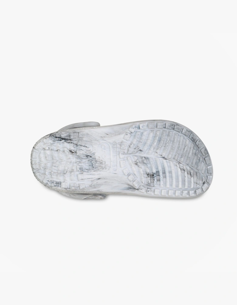 Crocs 211583 WATERCOLOR MARBLED Womens Clogs Grey Swirl