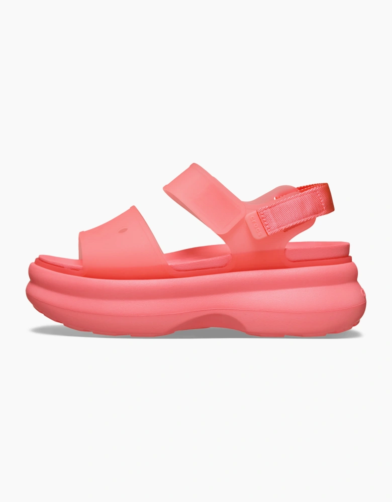 Crocs SOHO FROSTED Womens Platform  Sandals Guava