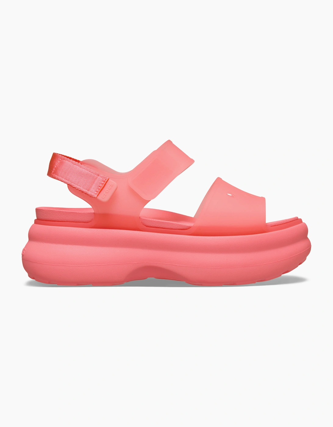 Crocs SOHO FROSTED Womens Platform  Sandals Guava