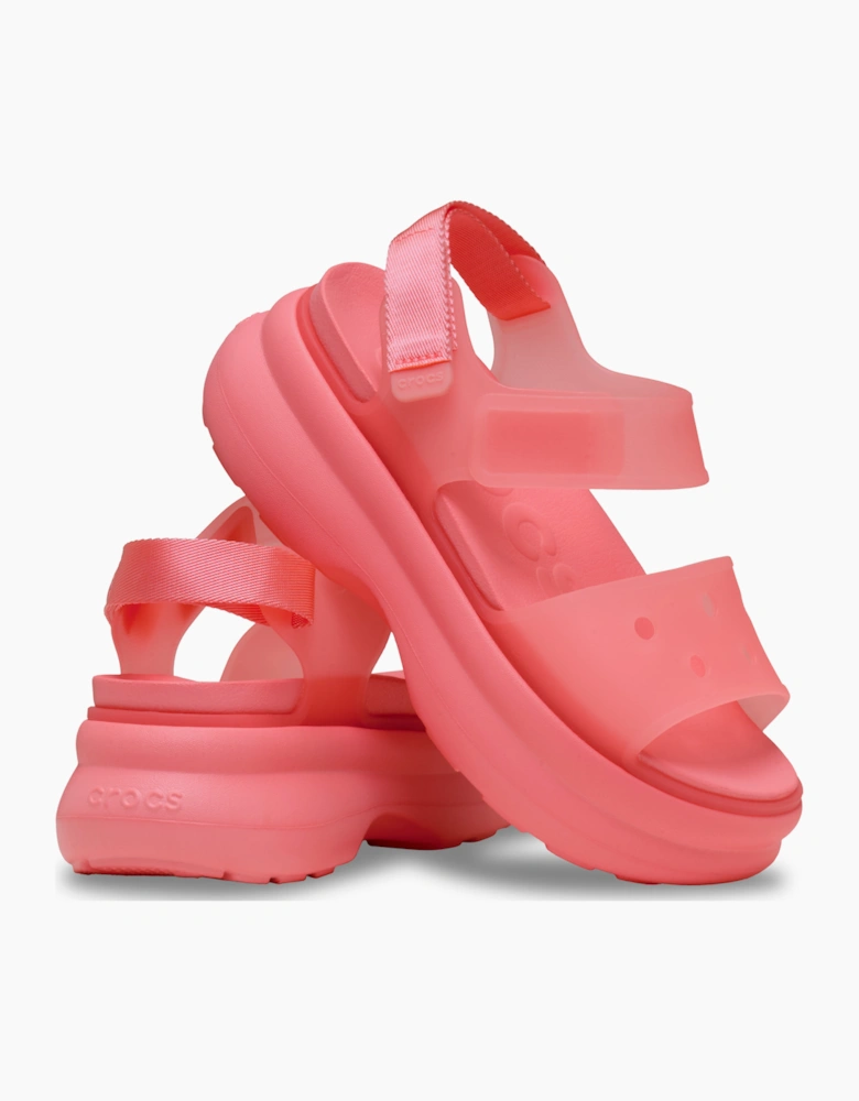 Crocs SOHO FROSTED Womens Platform  Sandals Guava