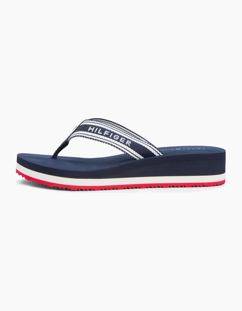 Tommy Hilfiger FLAG PRINT SUMMER Womens Toe ring Sandals Rwb