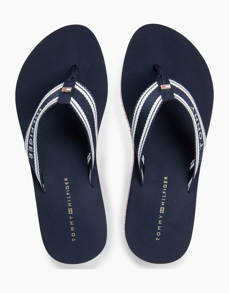 Tommy Hilfiger FLAG PRINT SUMMER Womens Toe ring Sandals Rwb