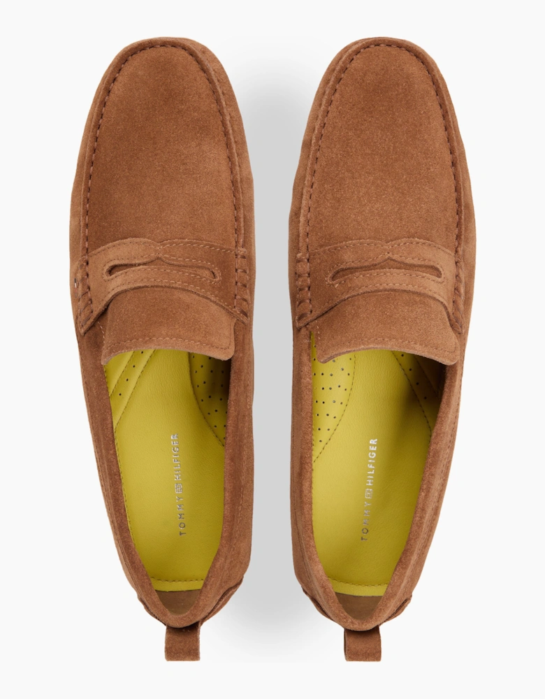 Tommy Hilfiger CORE HILFIEGR SUEDE Mens Loafer Shoes Coconut Grove