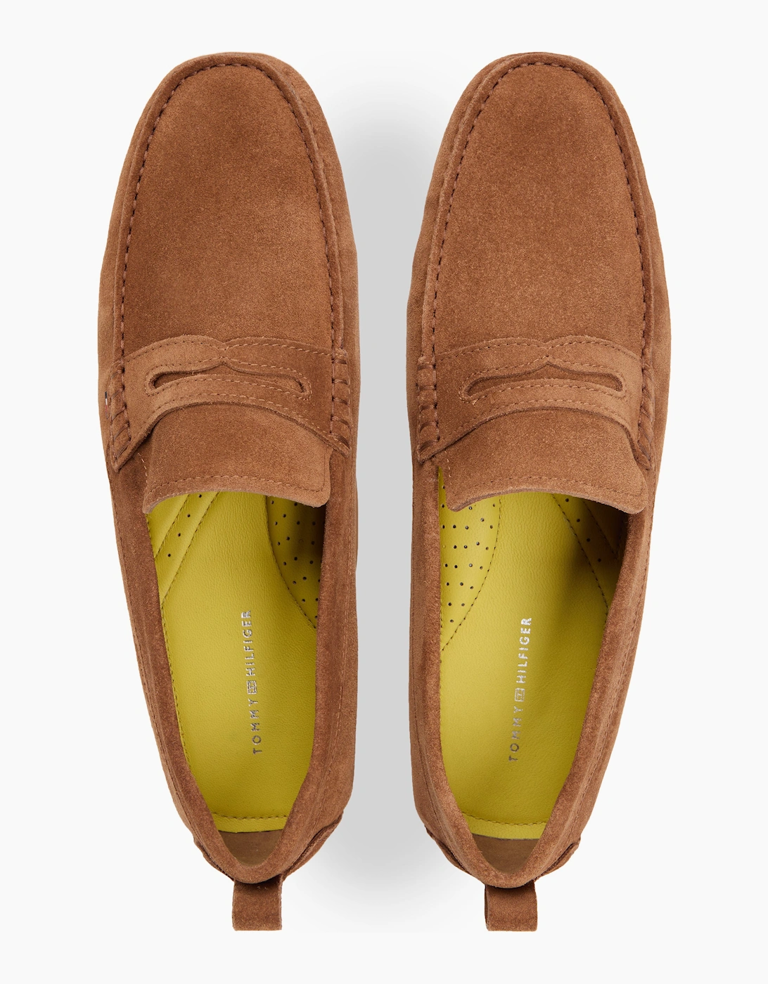 Tommy Hilfiger CORE HILFIEGR SUEDE Mens Loafer Shoes Coconut Grove