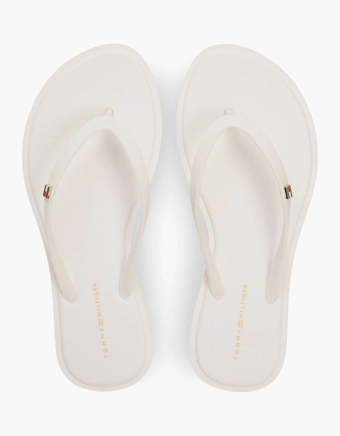 Tommy Hilfiger SCANDI SUMMER Womens Toe-Post Sandals Ecru