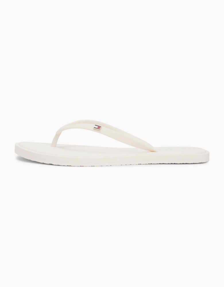 Tommy Hilfiger SCANDI SUMMER Womens Toe-Post Sandals Ecru